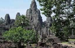Buddyjska świątynia w Angkor Thom w Kambodży. Ostatnia stolica imperium khmerskiego