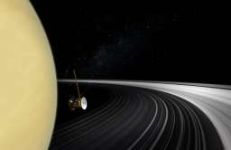 Sonda Cassini na orbicie Saturna