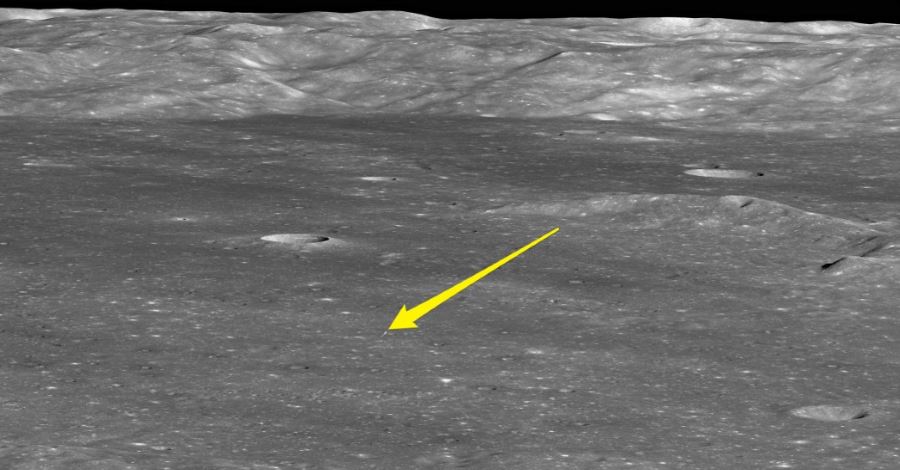 Lokalizacja sondy Chang'e 4 na niewidocznej stronie Księżyca