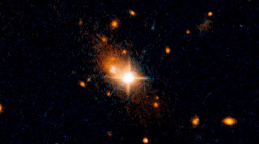 Czarna dziura z galaktyki 3C186