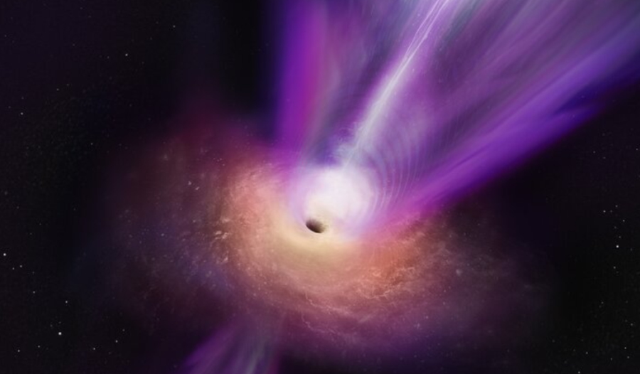 Astronomowie zobrazowali czarną dziurę wraz z potężnym dżetem wyrzuconym z jej otoczenia