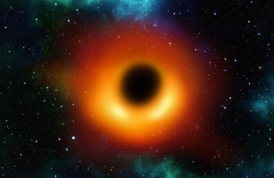 Astronomowie dostrzegli światło zza supermasywnej czarnej dziury