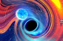Po raz pierwszy zaobserwowano czarną dziurę połykającą gwiazdę neutronową