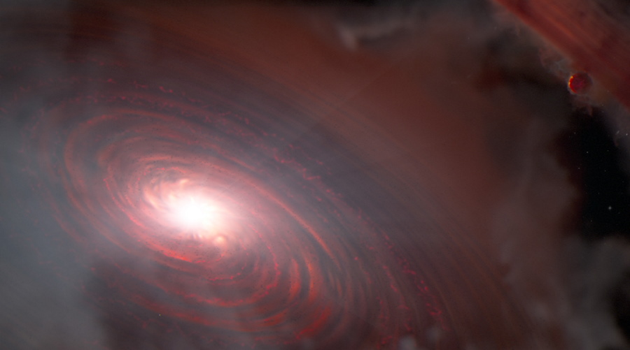 Teleskop Webba wykrył wodę w dysku protoplanetarnym wokół młodej gwiazdy