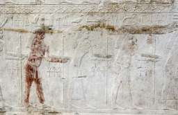 Płaskorzeźba ze starożytnego Egiptu