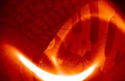 Obraz z reaktora fuzyjnego Wendelstein 7-X