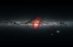 „Galaktyczna skamielina” w centrum Drogi Mlecznej
