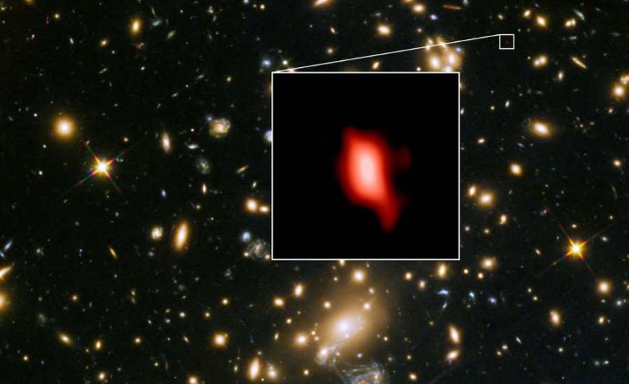 Jedna z pierwszych galaktyk we Wszechświecie