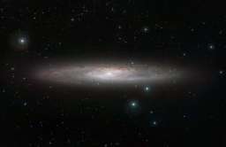 Galaktyka NGC 253 w konstelacji Rzeźbiarza