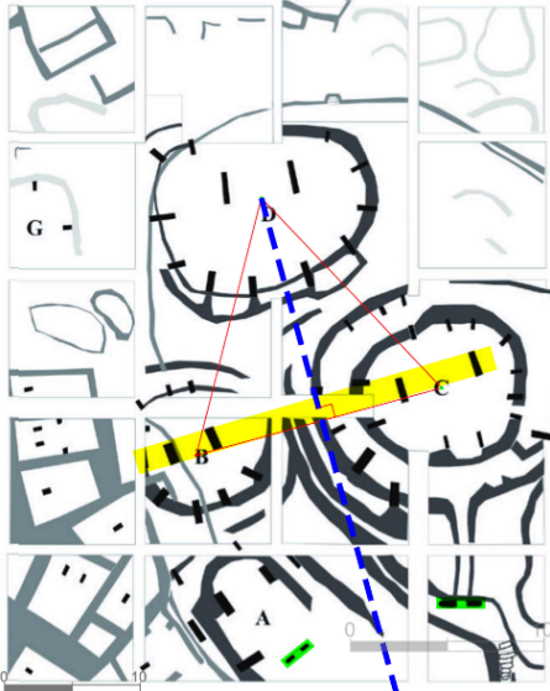 Plan kompleksu w Göbekli Tepe