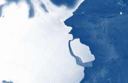 Ogromna góra lodowa oderwała się od Antarktydy