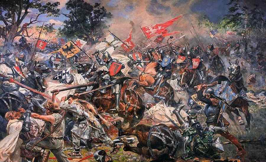 Bitwa pod Grunwaldem autorstwa Wojciecha Kossaka