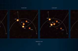Najdokładniejsze obrazy gwiazd poruszających się wokół czarnej dziury w centrum Drogi Mlecznej