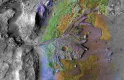 Krater Jezero na Marsie