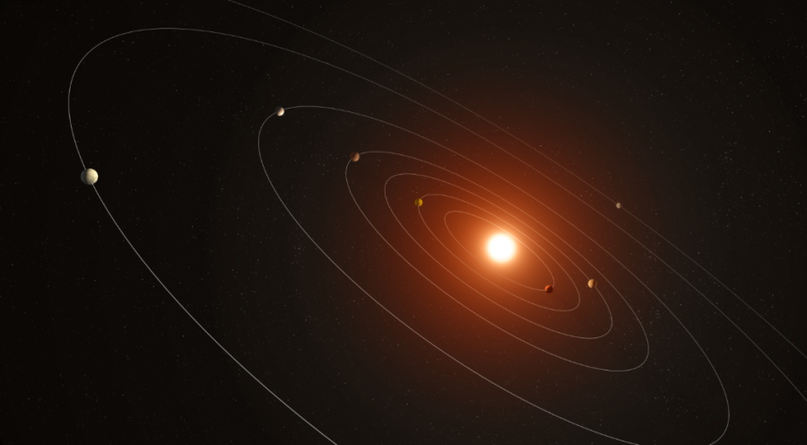 W archiwalnych danych z teleskopu Keplera odkryto układ składający się z 7 planet