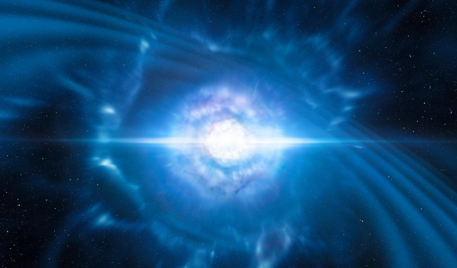 W zderzeniu gwiazd neutronowych powstał niezwykle rzadki pierwiastek