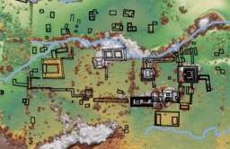 Mapa stolicy zaginionego królestwa Majów