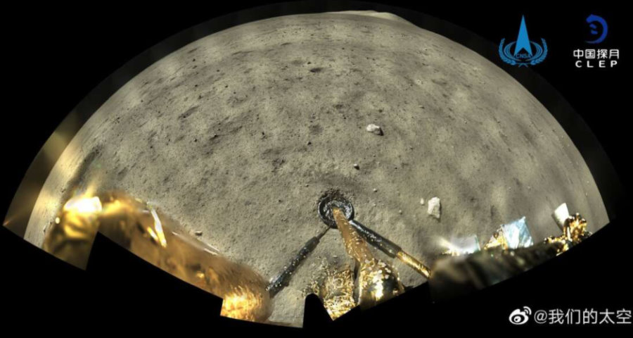 Chińska misja Chang'e-5 ujawnia znacznie dłuższą aktywność wulkaniczną na Księżycu