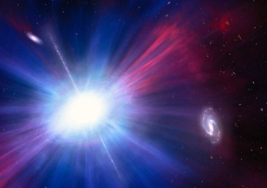 Zagadkowa eksplozja pomiędzy galaktykami