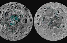 Lokalizacja lodu na Księżycu