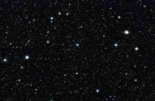 Kosmos. Przestrzeń kosmiczna usiana tysiącami gwiazd