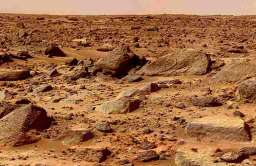 Skały na powierzchni Marsa