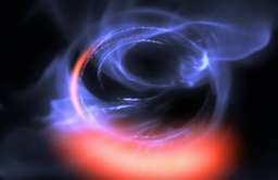 Obłok gazu na orbicie tuż nad horyzontem zdarzeń supermasywnej czarnej dziury