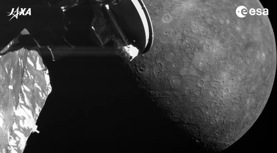 Nowe zdjęcia Merkurego wykonane przez sondę BepiColombo