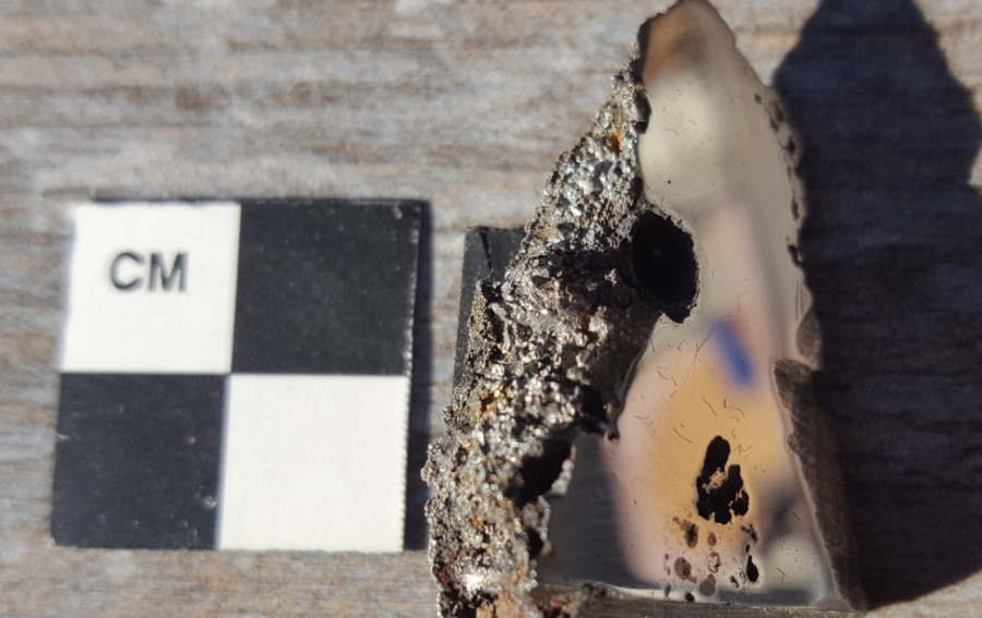Wewnątrz ogromnego meteorytu znaleziono dwa nowe minerały