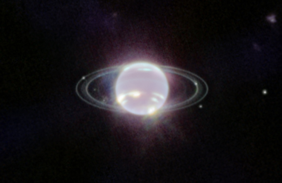 Teleskop Webba uchwycił Neptuna i jego pierścienie