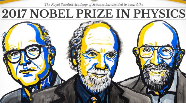 Przyznano Nagrodę Nobla 2017 z fizyki