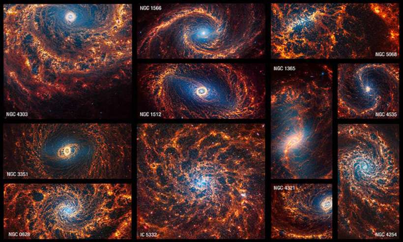 Przegląd nieba ujawnił niezwykłe szczegóły w 19 pobliskich galaktykach