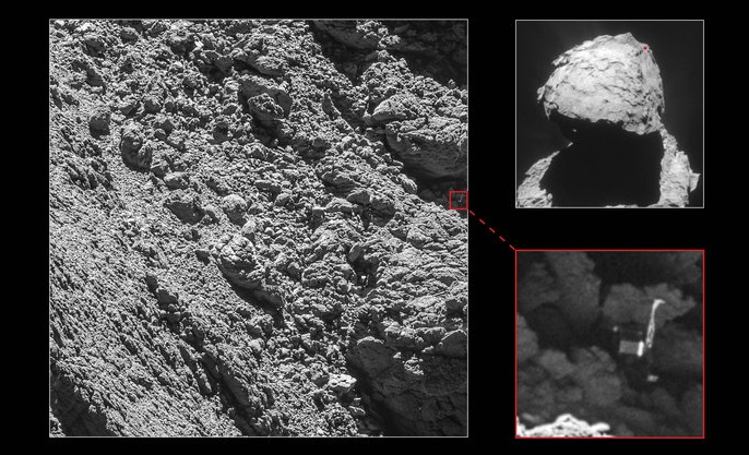 Lądownik Philae na komecie 67P