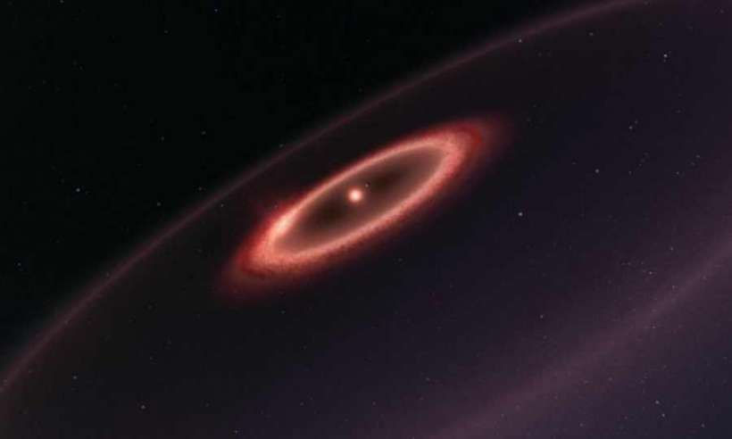 Pasy pyłu wokół gwiazdy Proxima Centauri