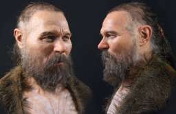Rekonstrukcja twarzy mężczyzny z epoki kamienia