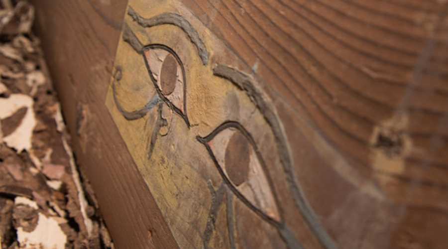 Malowidła wewnątrz egipskiego grobowca
