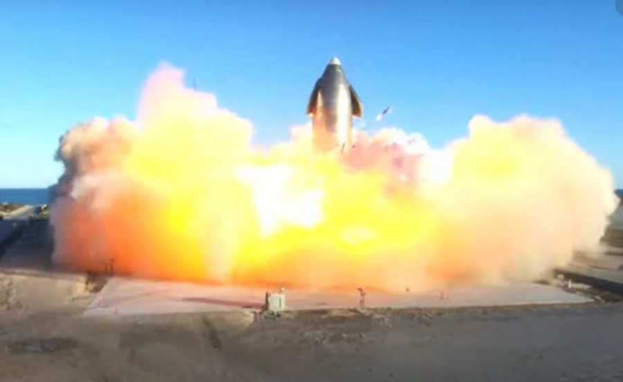 Lot testowy rakiety Starship zakończony eksplozją