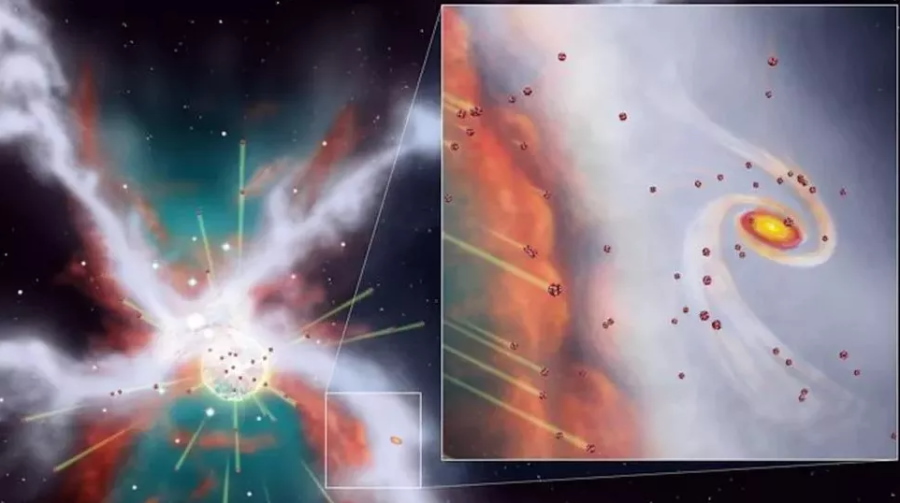 Ponad 4 mld lat temu supernowa prawie rozerwała Układ Słoneczny na kawałki