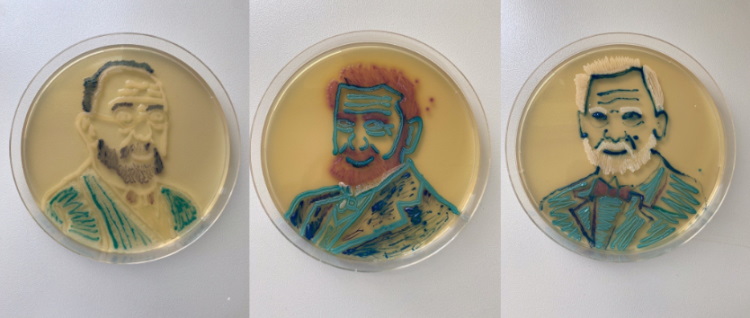 Studentka z UPP tworzy sztukę z mikrobów i bakterii