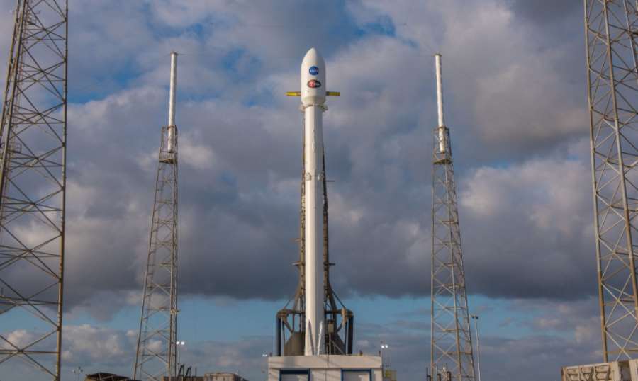 Start rakiety Falcon 9 z teleskopem TESS