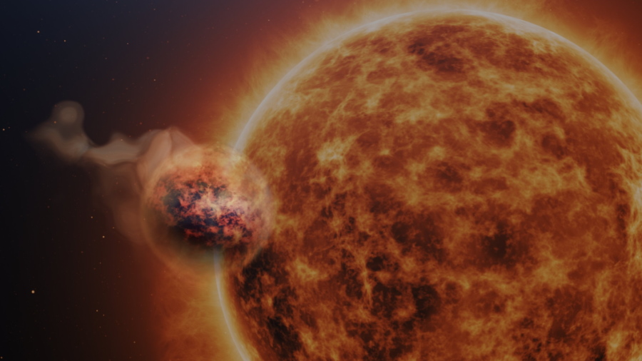 Teleskop Webba wykrył parę wodną, dwutlenek siarki i chmury piasku w atmosferze egzoplanety